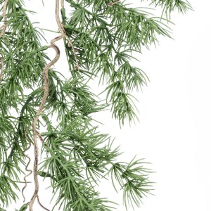 glo-20621-175b45_20619_3 GLOBOSTAR® ARTIFICIAL GARDEN ASPARAGUS HANGING PLANT 20621 ΤΕΧΝΗΤΟ ΔΙΑΚΟΣΜΗΤΙΚΟ ΚΡΕΜΑΣΤΟ Φ