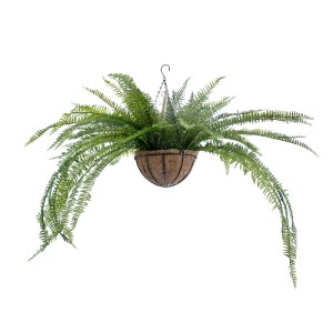glo-20624-20624_3 GLOBOSTAR® ARTIFICIAL GARDEN FERN HANGING PLANT 20624 ΤΕΧΝΗΤΟ ΚΡΕΜΑΣΤΟ ΔΙΑΚΟΣΜΗΤΙΚΟ ΦΥΤΟ Φ
