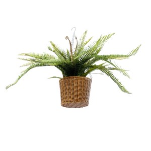 glo-20629-20629_4 GLOBOSTAR® ARTIFICIAL GARDEN FERN HANGING BOUQUET PLANT 20629 ΤΕΧΝΗΤΟ ΚΡΕΜΑΣΤΟ ΔΙΑΚΟΣΜΗΤΙΚ