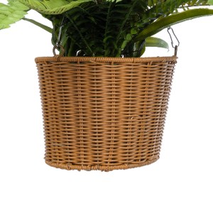glo-20629-20629_6 GLOBOSTAR® ARTIFICIAL GARDEN FERN HANGING BOUQUET PLANT 20629 ΤΕΧΝΗΤΟ ΚΡΕΜΑΣΤΟ ΔΙΑΚΟΣΜΗΤΙΚ