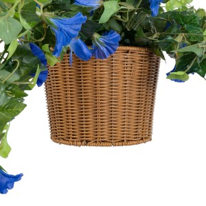glo-20636-20636_6 GLOBOSTAR® ARTIFICIAL GARDEN MORNING GLORY HANGING PLANT 20636 ΤΕΧΝΗΤΟ ΚΡΕΜΑΣΤΟ ΔΙΑΚΟΣΜΗΤΙ