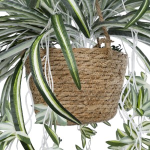 glo-20638-20638_6 GLOBOSTAR® ARTIFICIAL GARDEN CHLOROPHYTUM COMOSUM HANGING PLANT 20638 ΤΕΧΝΗΤΟ ΚΡΕΜΑΣΤΟ ΔΙΑ