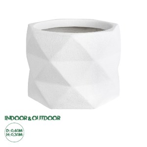 glo-20742-20742_00 GLOBOSTAR® ARTIFICIAL GARDEN VARENNA 20742 ΕΠΙΔΑΠΕΔΙΟ ΠΟΛΥΕΣΤΕΡΙΚΟ ΤΣΙΜΕΝΤΕΝΙΟ ΚΑΣΠΩ ΓΛΑΣΤ