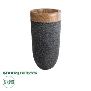 glo-20745-20745_00 GLOBOSTAR® ARTIFICIAL GARDEN BELLAGIO 20745 ΕΠΙΔΑΠΕΔΙΟ ΠΟΛΥΕΣΤΕΡΙΚΟ ΤΣΙΜΕΝΤΕΝΙΟ ΚΑΣΠΩ ΓΛΑΣ