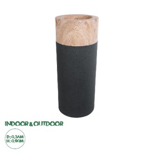 glo-20748-20748_0 GLOBOSTAR® ARTIFICIAL GARDEN BELLANO 20748 ΕΠΙΔΑΠΕΔΙΟ ΠΟΛΥΕΣΤΕΡΙΚΟ ΤΣΙΜΕΝΤΕΝΙΟ ΚΑΣΠΩ ΓΛΑΣΤ