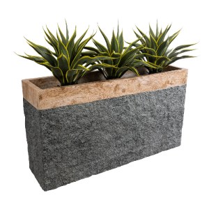 glo-20749-20749_6 GLOBOSTAR® ARTIFICIAL GARDEN TOSCANE 20749 ΕΠΙΔΑΠΕΔΙΟ ΠΟΛΥΕΣΤΕΡΙΚΟ ΤΣΙΜΕΝΤΕΝΙΟ ΚΑΣΠΩ ΓΛΑΣΤ