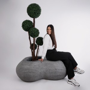 glo-20751-20751_10 GLOBOSTAR® ARTIFICIAL GARDEN FLORENCE 20751 ΕΠΙΔΑΠΕΔΙΟ ΠΟΛΥΕΣΤΕΡΙΚΟ ΤΣΙΜΕΝΤΕΝΙΟ ΚΑΣΠΩ ΓΛΑΣ