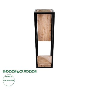 glo-20752-20752_0 GLOBOSTAR® ARTIFICIAL GARDEN CASSIANO 20752 ΕΠΙΔΑΠΕΔΙΟ ΜΕΤΑΛΛΙΚΟ ΤΣΙΜΕΝΤΕΝΙΟ ΚΑΣΠΩ ΓΛΑΣΤΡΑ