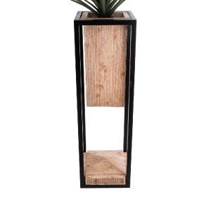 glo-20752-20752_3 GLOBOSTAR® ARTIFICIAL GARDEN CASSIANO 20752 ΕΠΙΔΑΠΕΔΙΟ ΜΕΤΑΛΛΙΚΟ ΤΣΙΜΕΝΤΕΝΙΟ ΚΑΣΠΩ ΓΛΑΣΤΡΑ