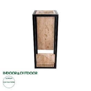 glo-20753-20753_0 GLOBOSTAR® ARTIFICIAL GARDEN CASSIANO 20753 ΕΠΙΔΑΠΕΔΙΟ ΜΕΤΑΛΛΙΚΟ ΤΣΙΜΕΝΤΕΝΙΟ ΚΑΣΠΩ ΓΛΑΣΤΡΑ