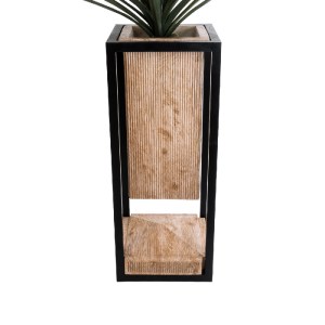 glo-20753-20753_3 GLOBOSTAR® ARTIFICIAL GARDEN CASSIANO 20753 ΕΠΙΔΑΠΕΔΙΟ ΜΕΤΑΛΛΙΚΟ ΤΣΙΜΕΝΤΕΝΙΟ ΚΑΣΠΩ ΓΛΑΣΤΡΑ