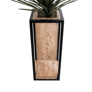 glo-20753-20753_4 GLOBOSTAR® ARTIFICIAL GARDEN CASSIANO 20753 ΕΠΙΔΑΠΕΔΙΟ ΜΕΤΑΛΛΙΚΟ ΤΣΙΜΕΝΤΕΝΙΟ ΚΑΣΠΩ ΓΛΑΣΤΡΑ