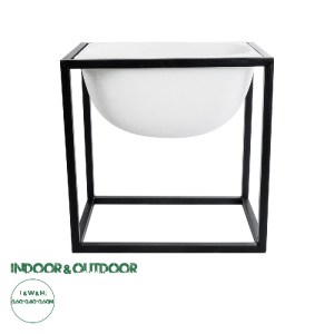 glo-20754-20754_0 GLOBOSTAR® ARTIFICIAL GARDEN FIORI 20754 ΕΠΙΔΑΠΕΔΙΟ ΜΕΤΑΛΛΙΚΟ ΤΣΙΜΕΝΤΕΝΙΟ ΚΑΣΠΩ ΓΛΑΣΤΡΑ - 
