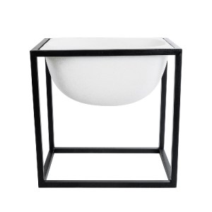 glo-20754-20754_2 GLOBOSTAR® ARTIFICIAL GARDEN FIORI 20754 ΕΠΙΔΑΠΕΔΙΟ ΜΕΤΑΛΛΙΚΟ ΤΣΙΜΕΝΤΕΝΙΟ ΚΑΣΠΩ ΓΛΑΣΤΡΑ - 