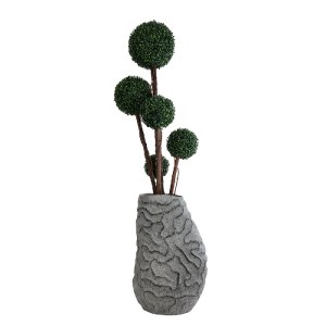 glo-20763-20763_6 GLOBOSTAR® ARTIFICIAL GARDEN GALICIA 20763 ΕΠΙΔΑΠΕΔΙΟ ΠΟΛΥΕΣΤΕΡΙΚΟ ΤΣΙΜΕΝΤΕΝΙΟ ΚΑΣΠΩ ΓΛΑΣΤ