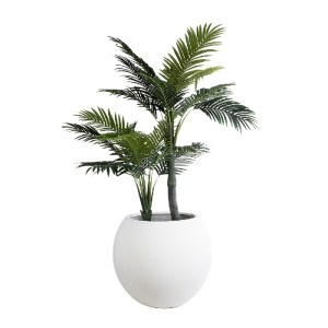 glo-20766-20766_6 GLOBOSTAR® ARTIFICIAL GARDEN MURANO 20766 ΕΠΙΔΑΠΕΔΙΟ ΠΟΛΥΕΣΤΕΡΙΚΟ ΤΣΙΜΕΝΤΕΝΙΟ ΚΑΣΠΩ ΓΛΑΣΤΡ