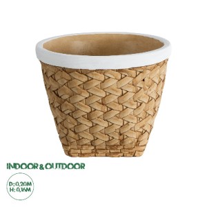 glo-20803-20803_0 GLOBOSTAR® ARTIFICIAL GARDEN NOTTING 20803 ΔΙΑΚΟΣΜΗΤΙΚΟ ΠΟΛΥΕΣΤΕΡΙΚΟ ΤΣΙΜΕΝΤΕΝΙΟ ΚΑΣΠΩ ΓΛΑ