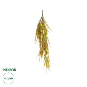 glo-20824-20824_0 GLOBOSTAR® ARTIFICIAL GARDEN HANGING CORN GRASS 20824 ΤΕΧΝΗΤΟ ΔΙΑΚΟΣΜΗΤΙΚΟ ΚΡΕΜΑΣΤΟ ΚΛΑΔΙ 
