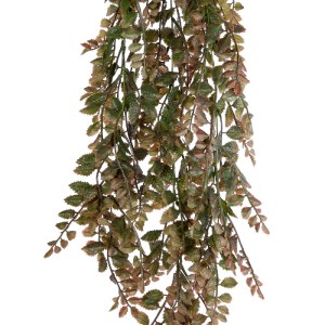 glo-20828-20828_3 GLOBOSTAR® ARTIFICIAL GARDEN HANGING FERN BRANCH  20828 ΤΕΧΝΗΤΟ ΔΙΑΚΟΣΜΗΤΙΚΟ ΚΡΕΜΑΣΤΟ ΚΛΑΔ