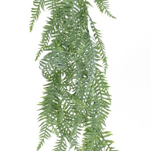 glo-20863-20863_3 GLOBOSTAR® ARTIFICIAL GARDEN HANGING FERN 20863 ΤΕΧΝΗΤΟ ΔΙΑΚΟΣΜΗΤΙΚΟ ΚΡΕΜΑΣΤΟ ΦΥΤΟ ΦΤΕΡΗ Μ