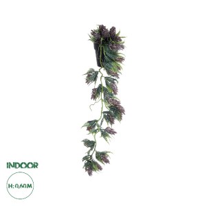 glo-20870-20870_0 GLOBOSTAR® ARTIFICIAL GARDEN HANGING BROWN PINE CONE 20870 - ΤΕΧΝΗΤΟ ΚΡΕΜΑΣΤΟ ΔΙΑΚΟΣΜΗΤΙΚΟ