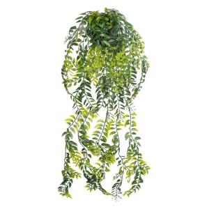 glo-20877-20877_2 GLOBOSTAR® ARTIFICIAL GARDEN HANGING FERN 20877 - ΤΕΧΝΗΤΟ ΚΡΕΜΑΣΤΟ ΔΙΑΚΟΣΜΗΤΙΚΟ ΦΥΤΟ ΦΤΕΡΗ