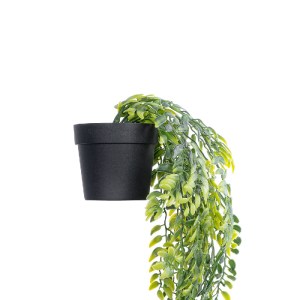 glo-20877-20877_4 GLOBOSTAR® ARTIFICIAL GARDEN HANGING FERN 20877 - ΤΕΧΝΗΤΟ ΚΡΕΜΑΣΤΟ ΔΙΑΚΟΣΜΗΤΙΚΟ ΦΥΤΟ ΦΤΕΡΗ