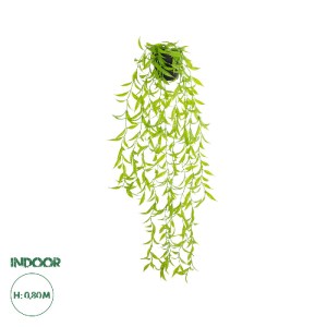 glo-20879-20879_0 GLOBOSTAR® ARTIFICIAL GARDEN HANGING CAMELIA LEAF 20879 - ΤΕΧΝΗΤΟ ΚΡΕΜΑΣΤΟ ΔΙΑΚΟΣΜΗΤΙΚΟ ΦΥ