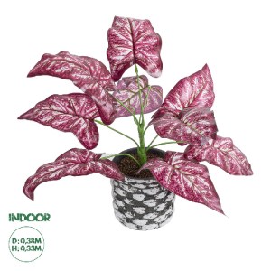 glo-20887-20887_0 GLOBOSTAR® ARTIFICIAL GARDEN RED POLKA 20887 ΤΕΧΝΗΤΟ ΔΙΑΚΟΣΜΗΤΙΚΟ ΦΥΤΟ ΚΟΚΚΙΝΗ ΠΟΛΚΑ Φ38 X