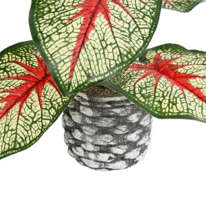 glo-20891-20891_4 GLOBOSTAR® ARTIFICIAL GARDEN CALADIUM 20891 ΤΕΧΝΗΤΟ ΔΙΑΚΟΣΜΗΤΙΚΟ ΦΥΤΟ ΤΡΟΠΙΚΟ ΦΥΤΟ Φ40 X Υ