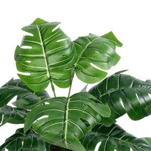 glo-20895-20895_3 GLOBOSTAR® ARTIFICIAL GARDEN MONSTERA POTTED PLANT 20895 - ΔΙΑΚΟΣΜΗΤΙΚΟ ΦΥΤΟ ΜΟΝΣΤΕΡΑ Φ40 