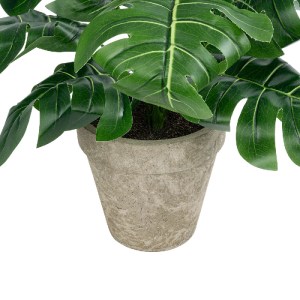 glo-20895-20895_4 GLOBOSTAR® ARTIFICIAL GARDEN MONSTERA POTTED PLANT 20895 - ΔΙΑΚΟΣΜΗΤΙΚΟ ΦΥΤΟ ΜΟΝΣΤΕΡΑ Φ40 