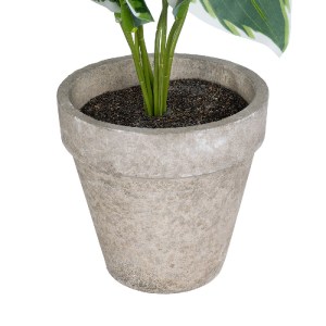 glo-20900-20900_4 GLOBOSTAR® ARTIFICIAL GARDEN WHITE HOSTA PLANT 20900 ΔΙΑΚΟΣΜΗΤΙΚΟ ΦΥΤΟ ΛΕΥΚΗ  ΧΟΣΤΑ Φ45 X 