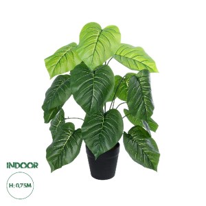 glo-20910-20910_0 GLOBOSTAR® ARTIFICIAL GARDEN PHILODENDRON PLANT 20910 ΔΙΑΚΟΣΜΗΤΙΚΟ ΦΥΤΟ ΦΥΛΛΟΔΕΝΤΡΟ Φ70 X 