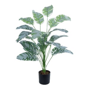 glo-20919-20919_2 GLOBOSTAR® ARTIFICIAL GARDEN BANANA ZEBRA PLANT 20919 - ΔΙΑΚΟΣΜΗΤΙΚΟ ΦΥΤΟ ΜΠΑΝΑΝΙΑ ΖΕΒΡΑ Φ