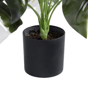 glo-20935-20935_4 GLOBOSTAR® ARTIFICIAL GARDEN ALBINO MONSTERA PLANT 20935 - ΔΙΑΚΟΣΜΗΤΙΚΟ ΦΥΤΟ ΛΕΥΚΗ ΜΟΝΣΤΕΡ
