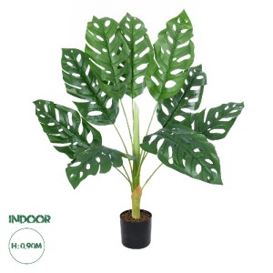 glo-20937-20937_0 GLOBOSTAR® ARTIFICIAL GARDEN MONSTERA PLANT 20937 - ΔΙΑΚΟΣΜΗΤΙΚΟ ΦΥΤΟ ΜΟΝΣΤΕΡΑ Φ90 X Υ80CM