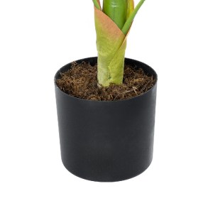 glo-20944-20944_4 GLOBOSTAR® ARTIFICIAL GARDEN BLOOD BANANA PLANT 20944 - ΔΙΑΚΟΣΜΗΤΙΚΟ ΦΥΤΟ ΑΙΜΑΤΟΦΥΛΛΗ ΜΠΑΝ