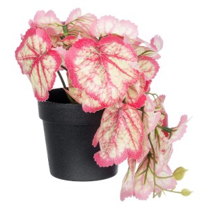 glo-20948-20948_2 GLOBOSTAR® ARTIFICIAL GARDEN RED BEGONIA PLANT 20948 ΔΙΑΚΟΣΜΗΤΙΚΟ ΦΥΤΟ ΚΟΚΚΙΝΗ ΜΠΙΓΟΝΙΑ Φ2