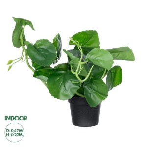 glo-20957-20957_0 GLOBOSTAR® ARTIFICIAL GARDEN BELL PLANT 20957 ΔΙΑΚΟΣΜΗΤΙΚΟ ΦΥΤΟ ΣΕΦΛΕΡΑ Φ47 X Υ22CM