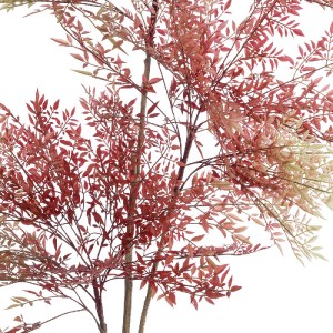 glo-20966-20966_3 GLOBOSTAR® ARTIFICIAL GARDEN RED NANDINA PLANT 20966 ΔΙΑΚΟΣΜΗΤΙΚΟ ΦΥΤΟ ΚΟΚΚΙΝΗ ΝΑΝΤΙΝΑ Φ66