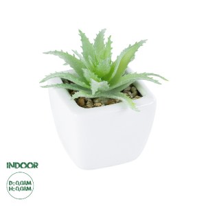 glo-20976-20976_0 GLOBOSTAR® ARTIFICIAL GARDEN SUCCULENT ALOE LOTUS PLANT 20976 ΔΙΑΚΟΣΜΗΤΙΚΟ ΦΥΤΟ ΠΑΧΥΦΥΤΟ Λ