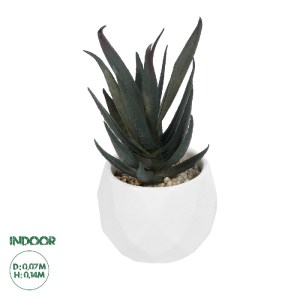glo-20978-20978_0 GLOBOSTAR® ARTIFICIAL GARDEN SUCCULENT ALOE POTTED PLANT 20978 ΔΙΑΚΟΣΜΗΤΙΚΟ ΦΥΤΟ ΑΛΟΗΣ Φ7 
