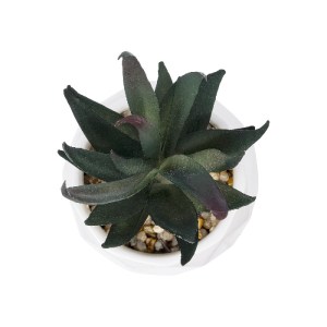 glo-20978-20978_3 GLOBOSTAR® ARTIFICIAL GARDEN SUCCULENT ALOE POTTED PLANT 20978 ΔΙΑΚΟΣΜΗΤΙΚΟ ΦΥΤΟ ΑΛΟΗΣ Φ7 
