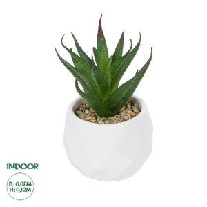 glo-20993-20993_0 GLOBOSTAR® ARTIFICIAL GARDEN SUCCULENT ALOE POTTED PLANT 20993 ΔΙΑΚΟΣΜΗΤΙΚΟ ΦΥΤΟ ΑΛΟΗ Φ8 X