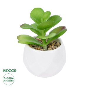 glo-20995-20995_0 GLOBOSTAR® ARTIFICIAL GARDEN SUCCULENT KALANCHOE POTTED PLANT 20995 ΔΙΑΚΟΣΜΗΤΙΚΟ ΦΥΤΟ ΚΑΛΑ
