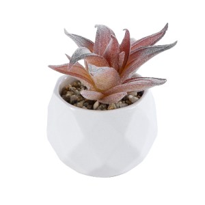 glo-21006-21006_2 GLOBOSTAR® ARTIFICIAL GARDEN SUCCULENT ALOE 21006 ΔΙΑΚΟΣΜΗΤΙΚΟ ΦΥΤΟ ΠΑΧΥΦΥΤΟ ΑΛΟΗ Υ10CM