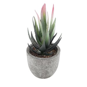 glo-21008-21008_2 GLOBOSTAR® ARTIFICIAL GARDEN SUCCULENT ALOE 21008 ΔΙΑΚΟΣΜΗΤΙΚΟ ΦΥΤΟ ΠΑΧΥΦΥΤΟ ΑΛΟΗ Υ14CM