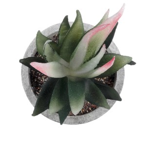 glo-21008-21008_3 GLOBOSTAR® ARTIFICIAL GARDEN SUCCULENT ALOE 21008 ΔΙΑΚΟΣΜΗΤΙΚΟ ΦΥΤΟ ΠΑΧΥΦΥΤΟ ΑΛΟΗ Υ14CM
