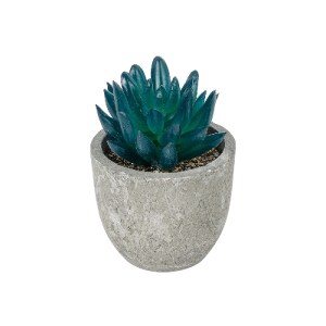 glo-21018-21018_2 GLOBOSTAR® ARTIFICIAL GARDEN SUCCULENT SEDEVERIA POTTED PLANT 21018 ΔΙΑΚΟΣΜΗΤΙΚΟ ΦΥΤΟ ΣΕΔΕ